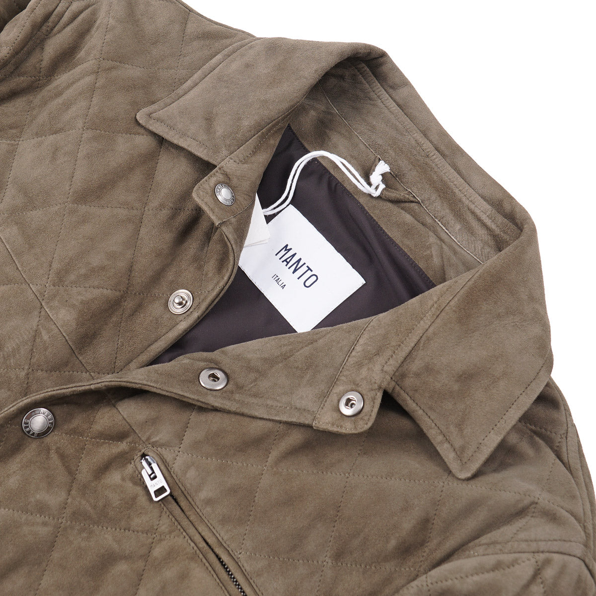 Manto Quilted Lambskin Suede Jacket - Top Shelf Apparel