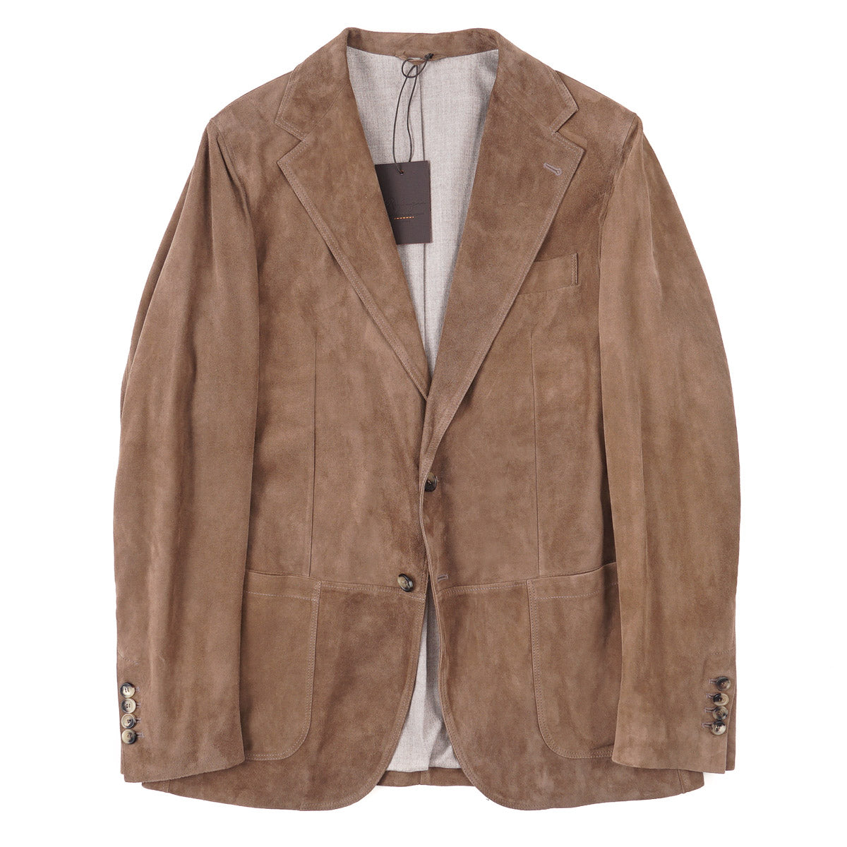 Rifugio Wool-Lined Lambskin Suede Blazer - Top Shelf Apparel