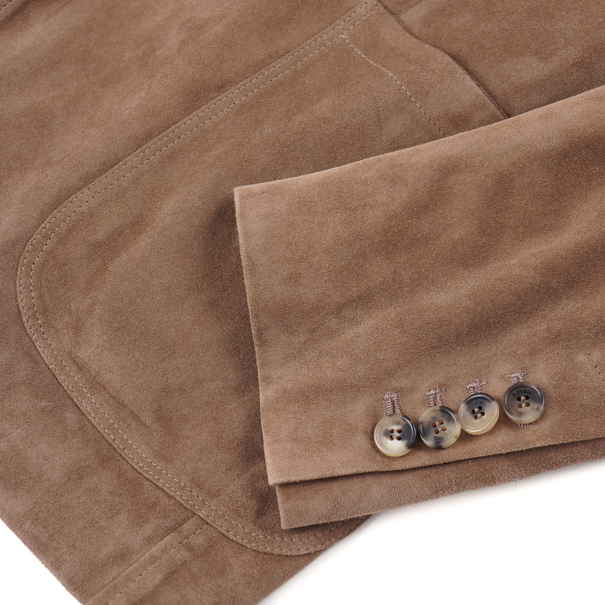 Rifugio Wool-Lined Lambskin Suede Blazer - Top Shelf Apparel