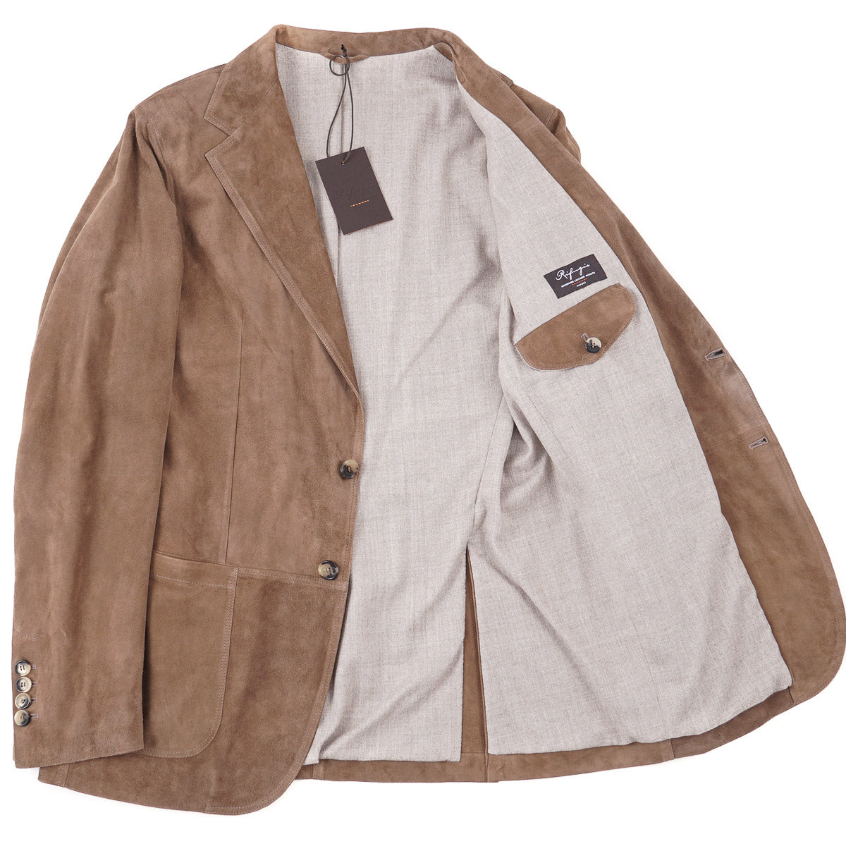 Rifugio Wool-Lined Lambskin Suede Blazer - Top Shelf Apparel