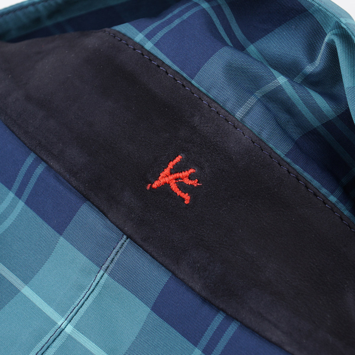 Isaia Tartan Aqua Fabric Overcoat - Top Shelf Apparel