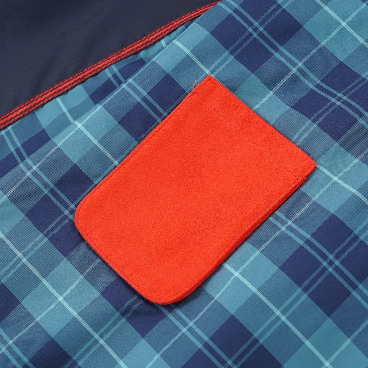 Isaia Tartan Aqua Fabric Overcoat - Top Shelf Apparel