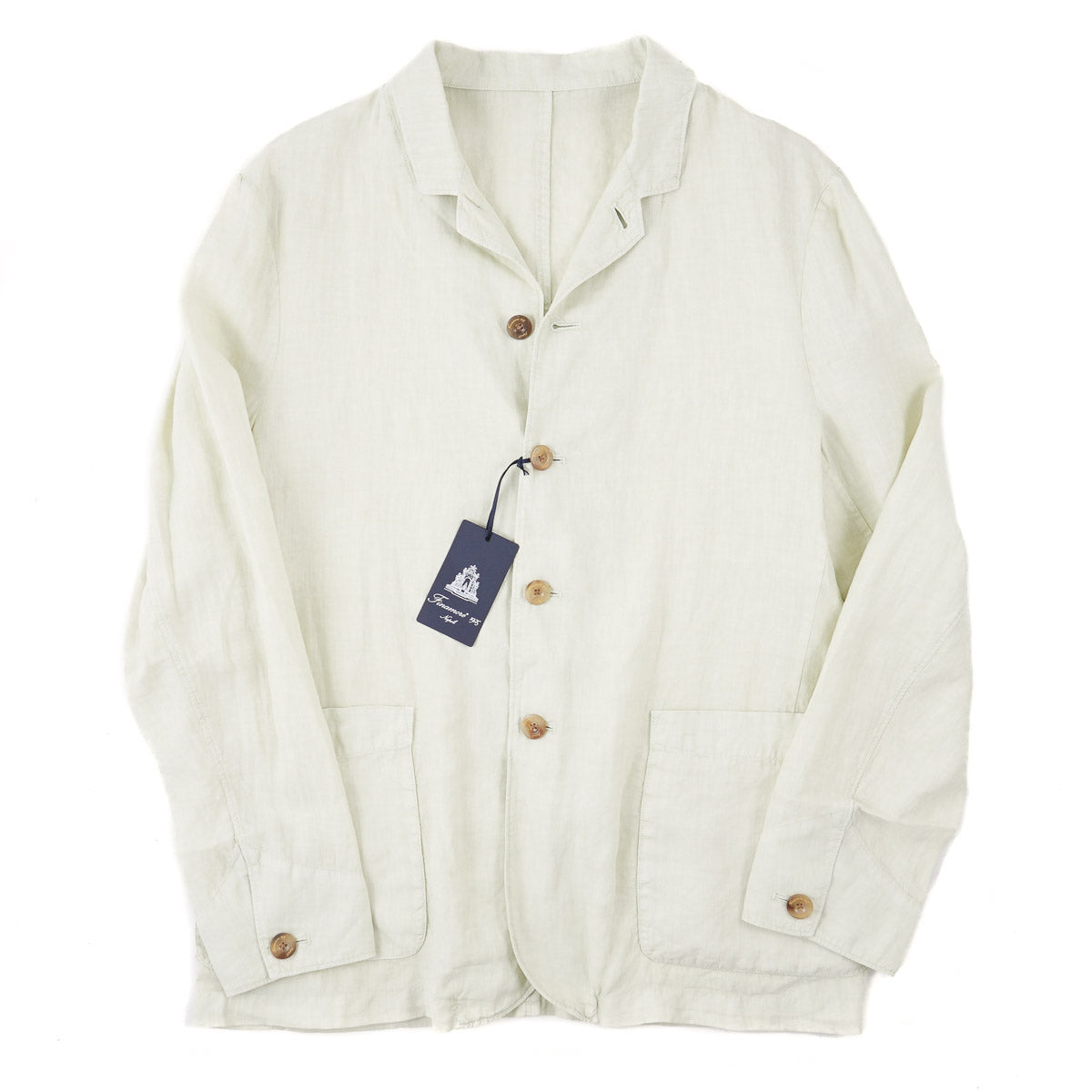 Finamore Unlined Lightweight Linen Jacket - Top Shelf Apparel