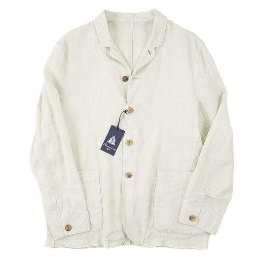 Finamore Unlined Lightweight Linen Jacket - Top Shelf Apparel