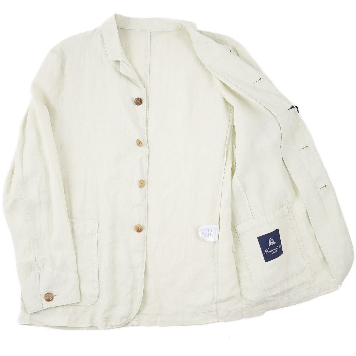 Finamore Unlined Lightweight Linen Jacket - Top Shelf Apparel