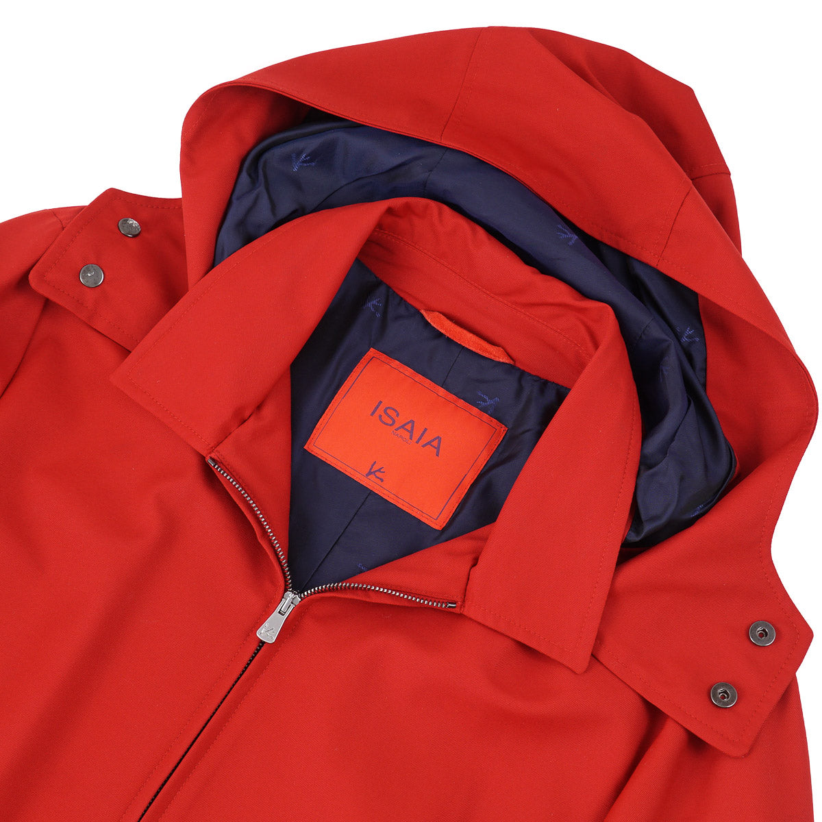 Isaia Light Wool Overcoat with Hood - Top Shelf Apparel