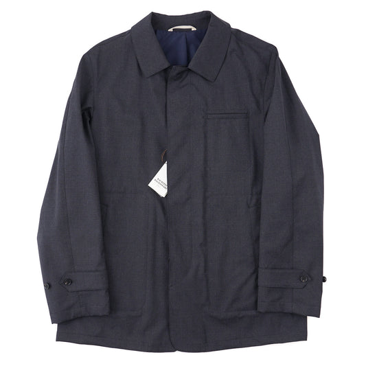 Maurizio Baldassari Light Wool Car Coat - Top Shelf Apparel