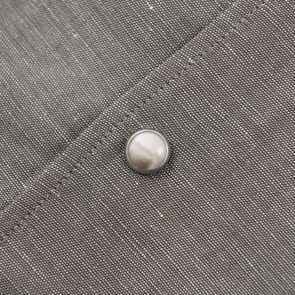 Maurizio Baldassari Linen-Cotton Western Shirt - Top Shelf Apparel