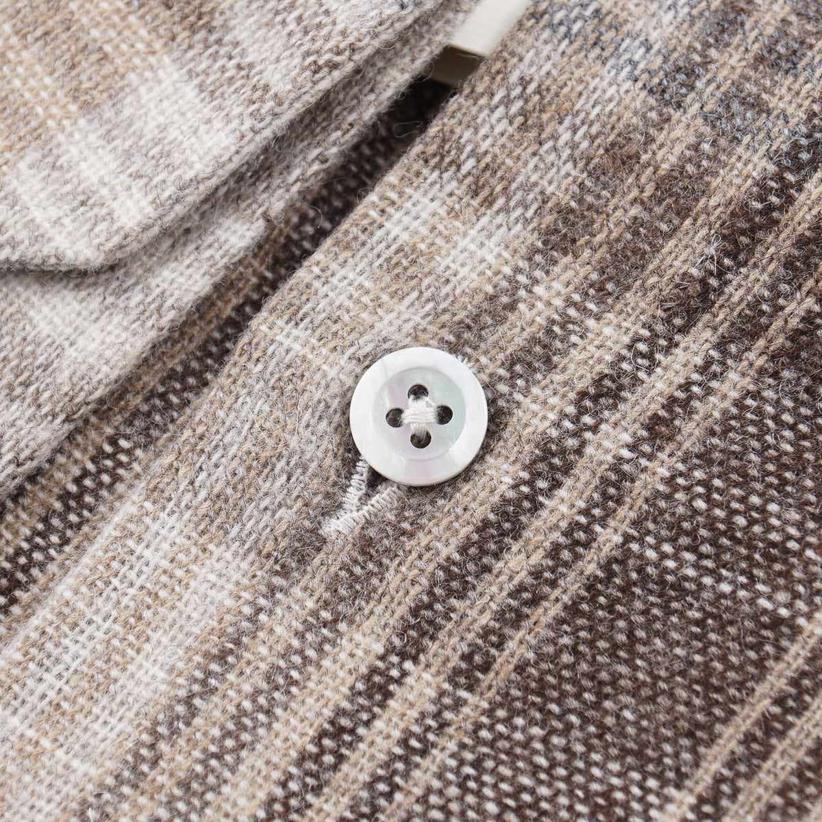Maurizio Baldassari Wool-Cashmere Shirt - Top Shelf Apparel