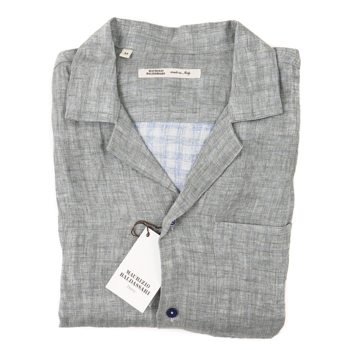 Maurizio Baldassari Linen Resort Shirt