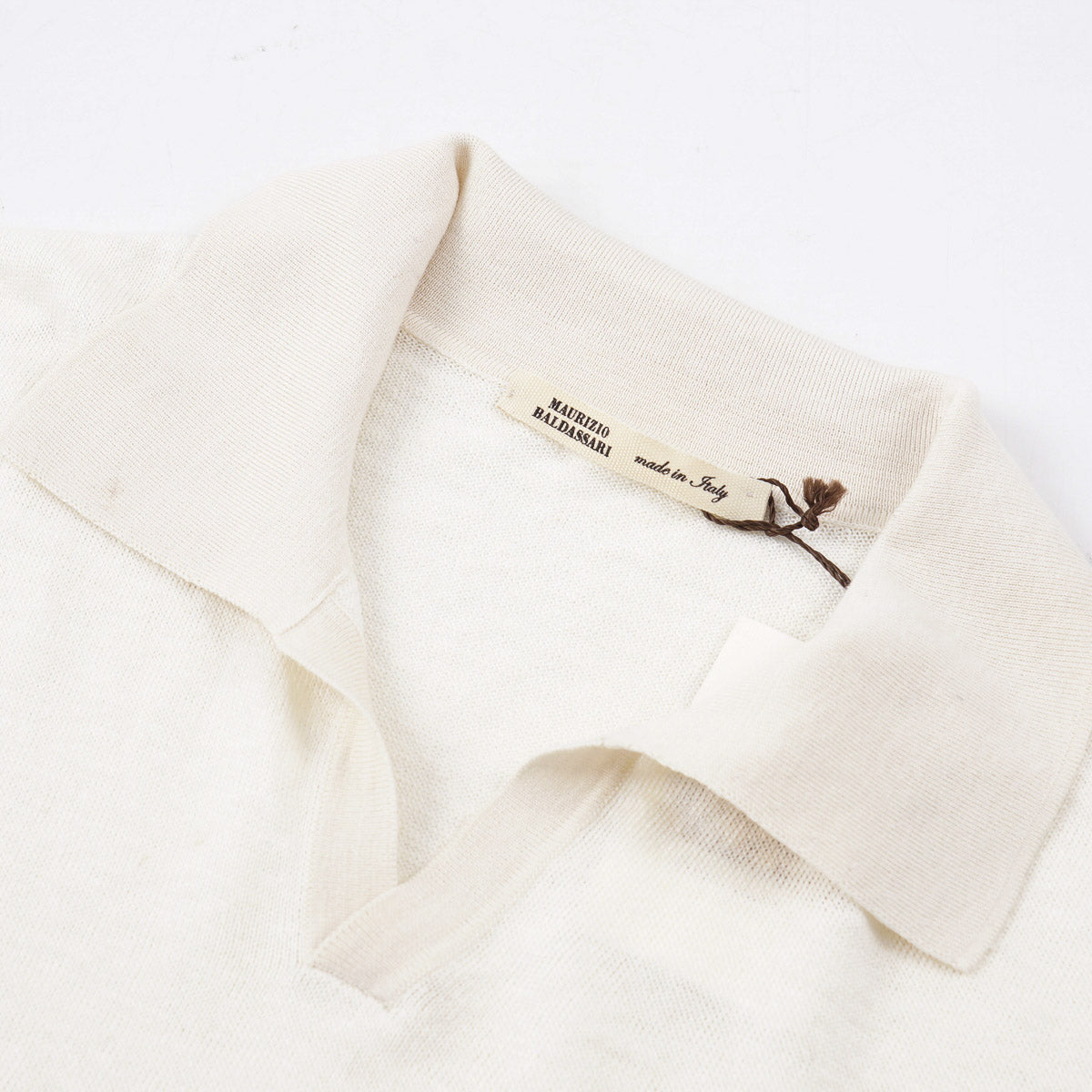 Maurizio Baldassari Linen-Silk Polo