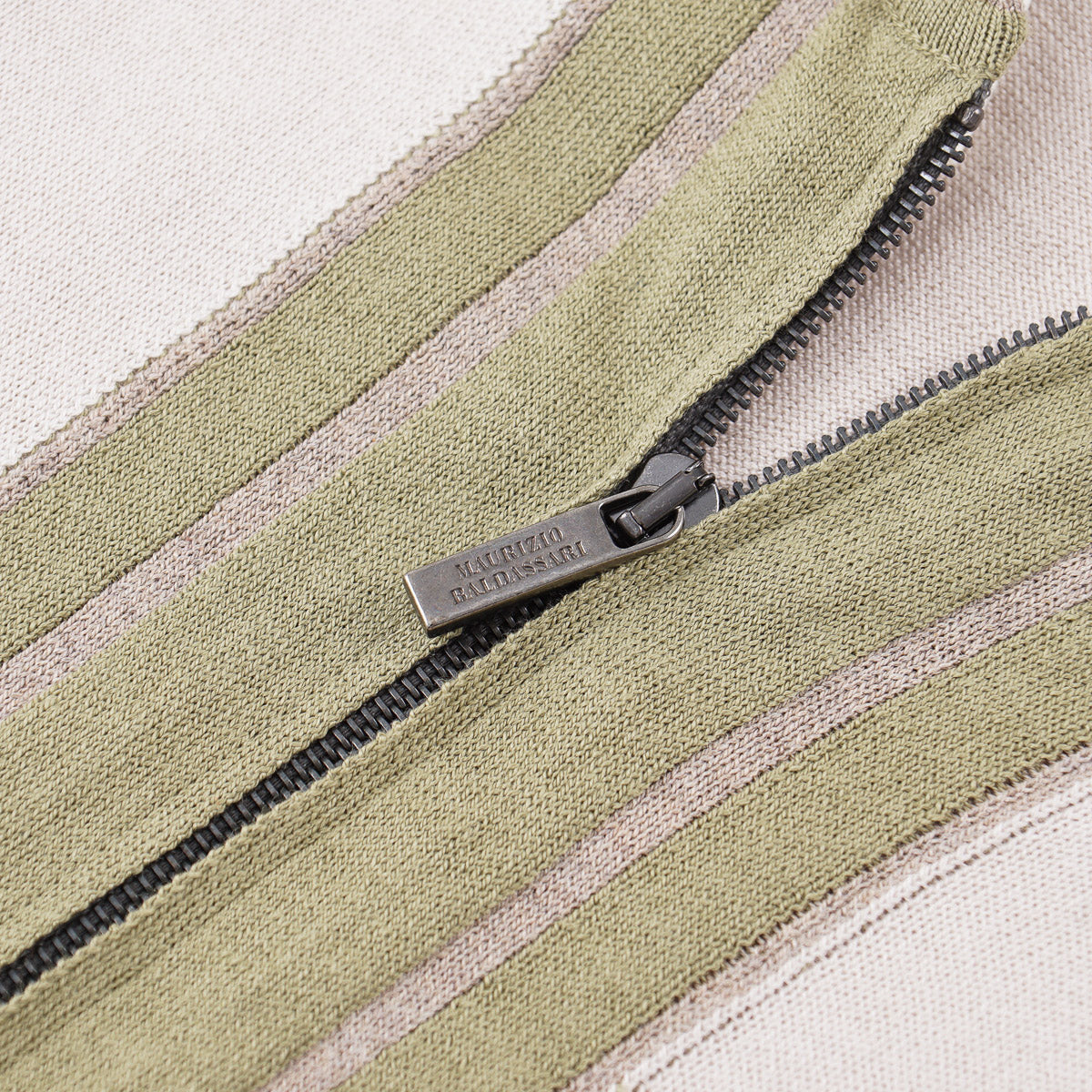 Maurizio Baldassari Zipped Silk-Cotton Shirt - Top Shelf Apparel