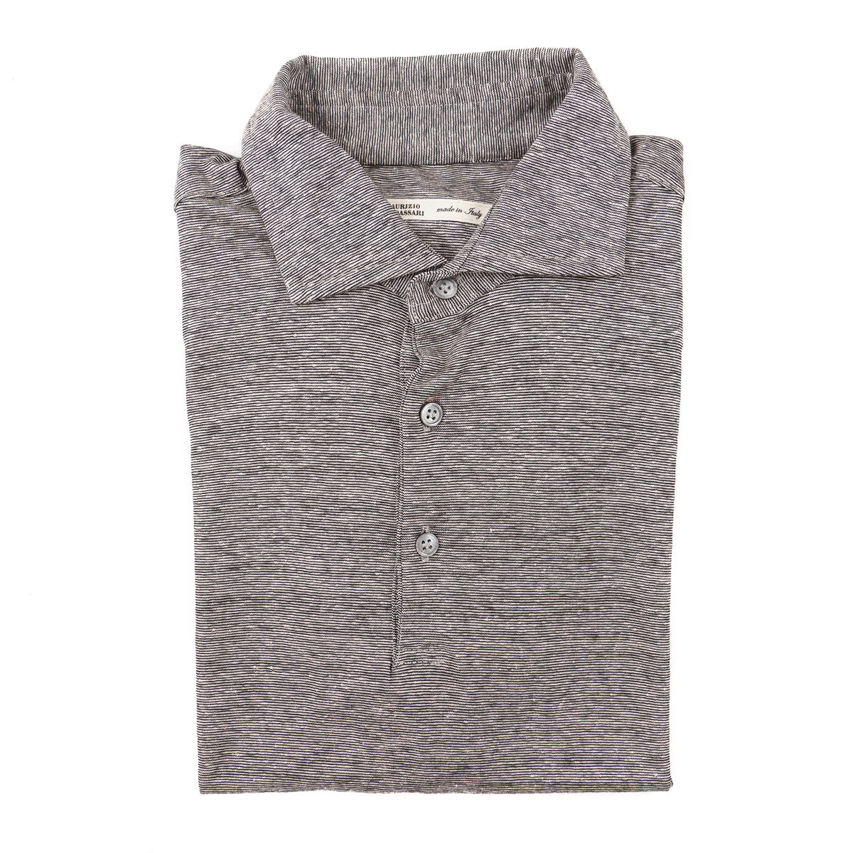 Maurizio Baldassari Wool-Linen Polo - Top Shelf Apparel