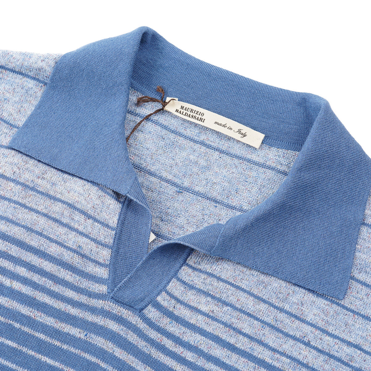 Maurizio Baldassari Linen-Silk Polo - Top Shelf Apparel