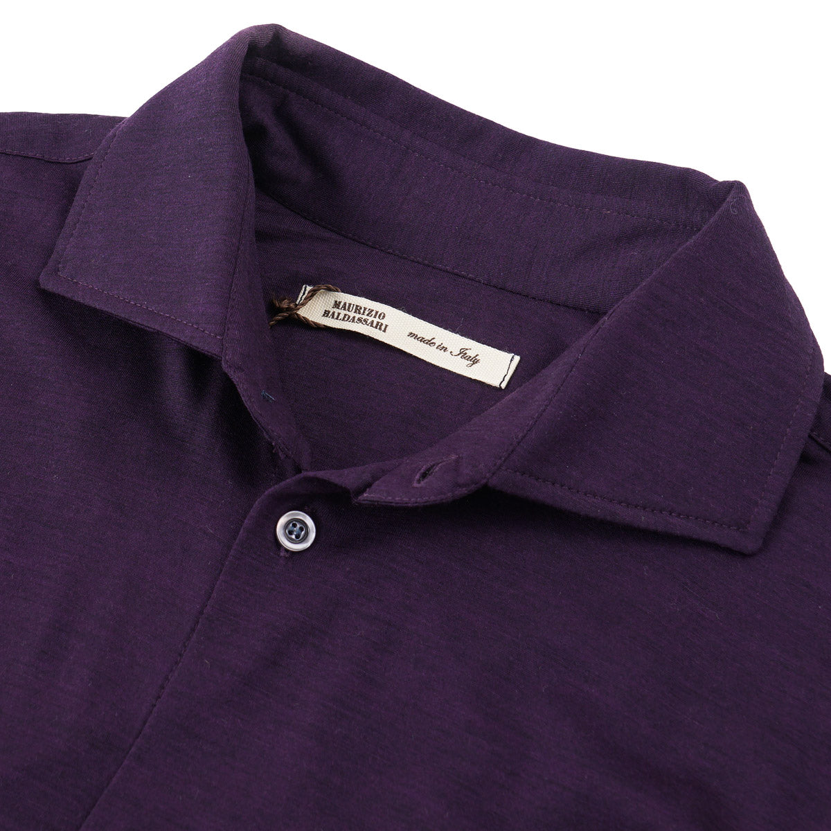 Maurizio Baldassari Jersey Wool Shirt - Top Shelf Apparel