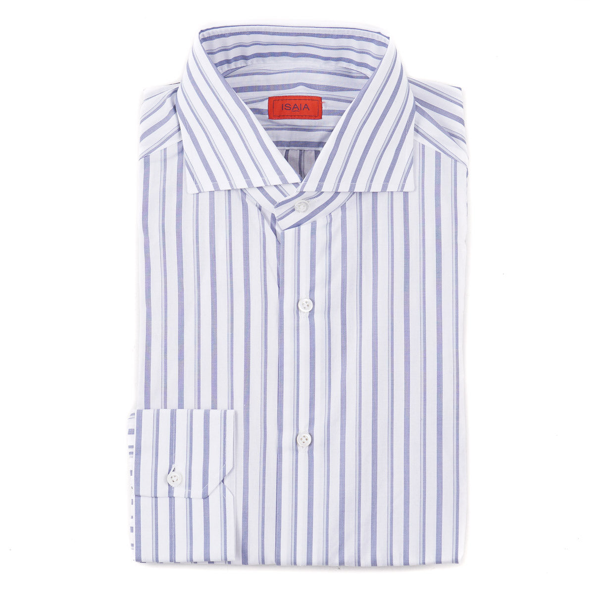 Isaia Tailored-Fit 'Mix' Cotton Shirt - Top Shelf Apparel