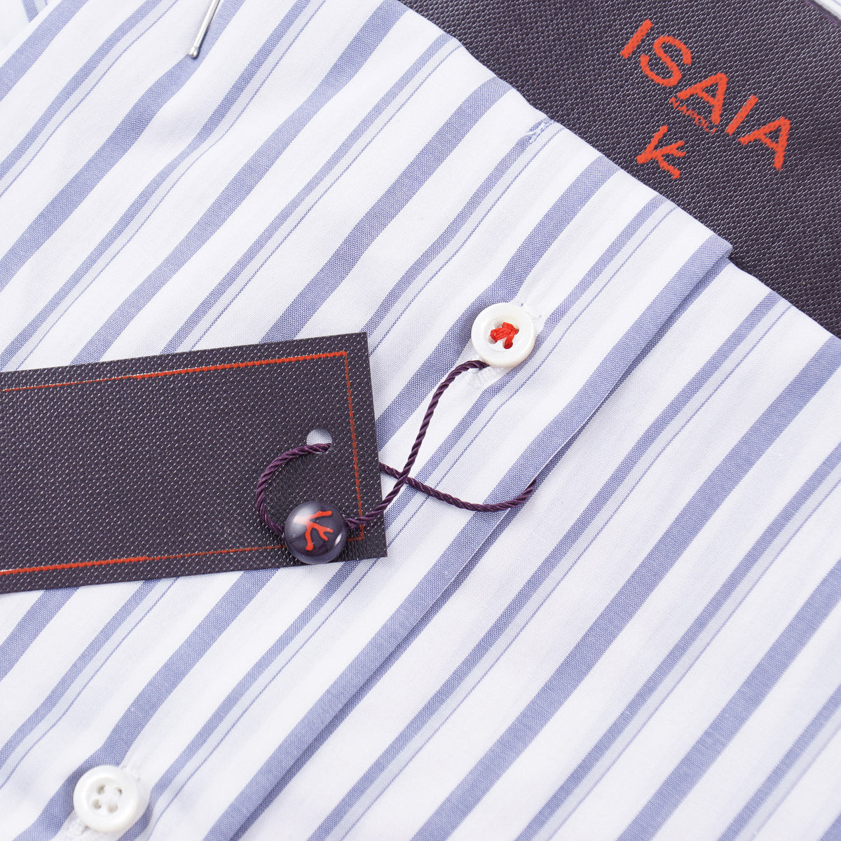 Isaia Tailored-Fit 'Mix' Cotton Shirt - Top Shelf Apparel