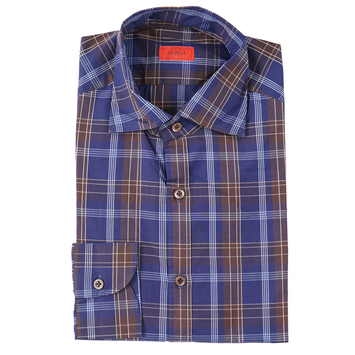 Isaia Trim-Fit Lightweight Cotton Shirt - Top Shelf Apparel