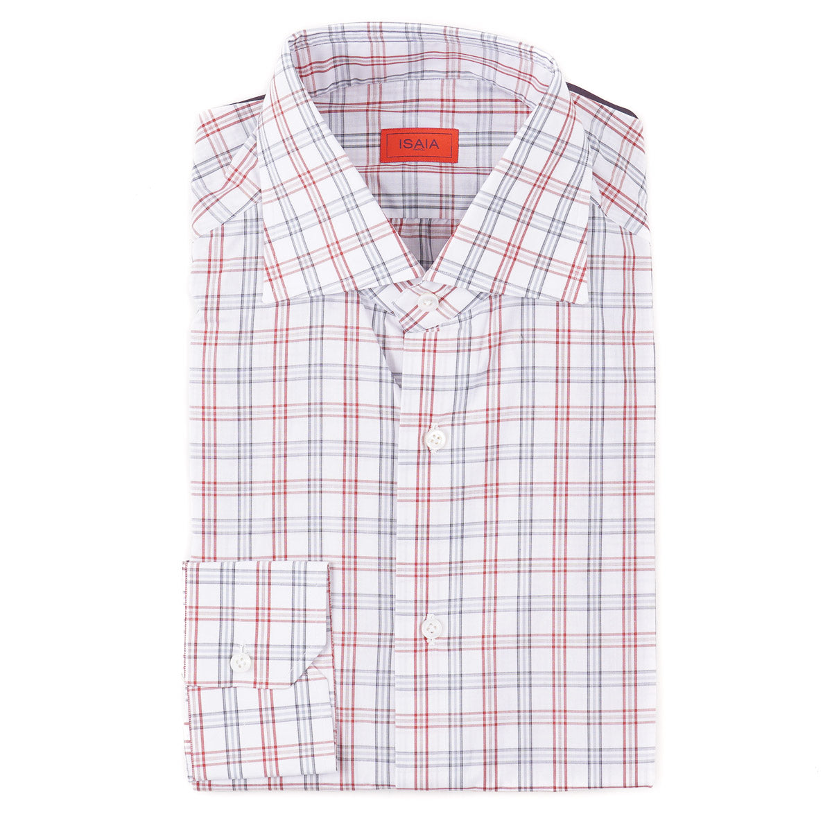 Isaia Tailored-Fit 'Mix' Cotton Shirt - Top Shelf Apparel