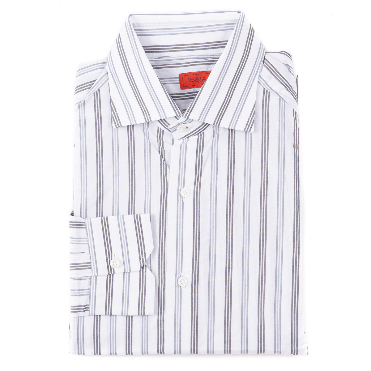 Isaia Tailored-Fit 'Mix' Cotton Shirt - Top Shelf Apparel