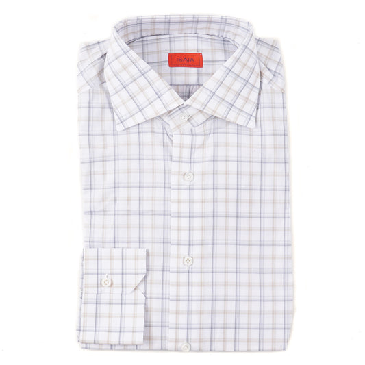 Isaia Tailored-Fit 'Mix' Cotton Shirt - Top Shelf Apparel