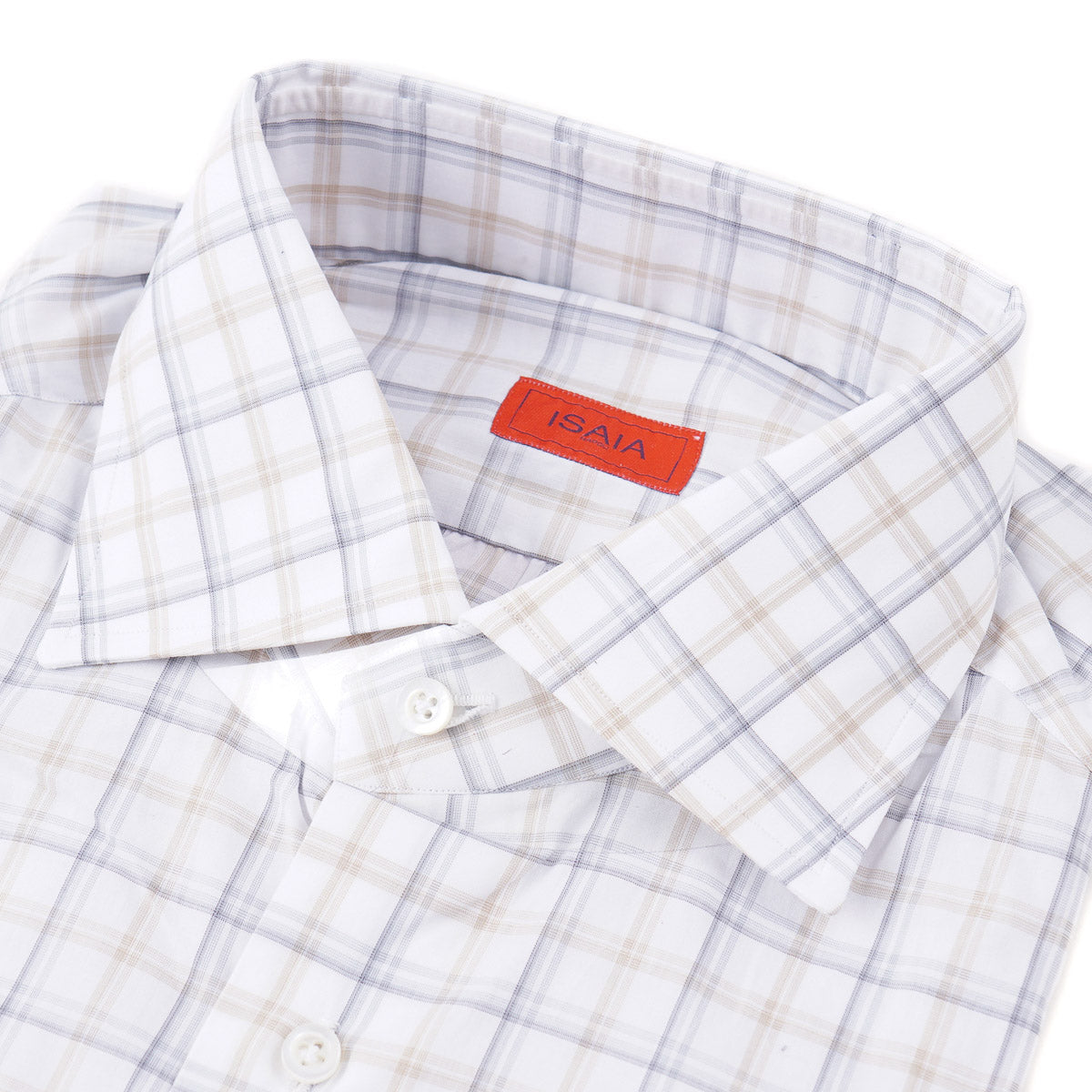 Isaia Tailored-Fit 'Mix' Cotton Shirt - Top Shelf Apparel