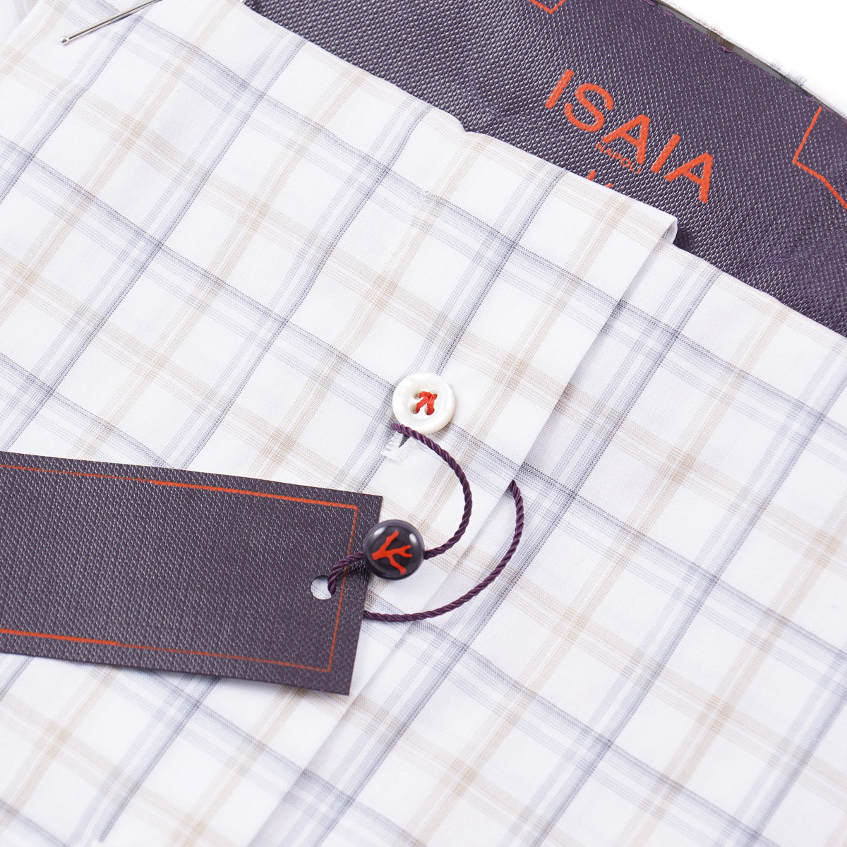 Isaia Tailored-Fit 'Mix' Cotton Shirt - Top Shelf Apparel