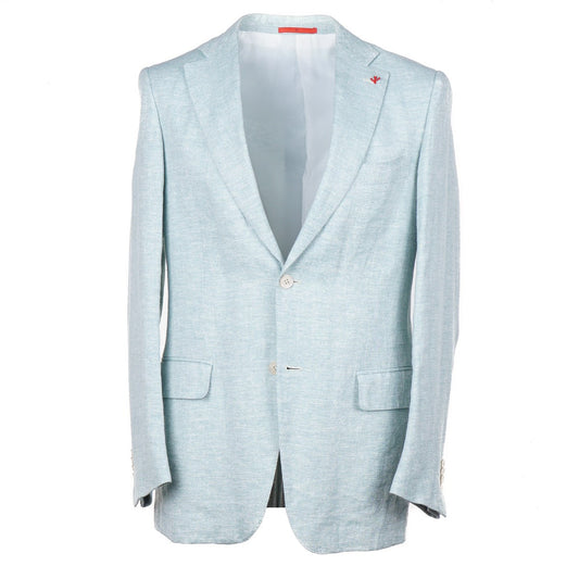 Isaia Woven Linen-Wool-Silk Sport Coat - Top Shelf Apparel