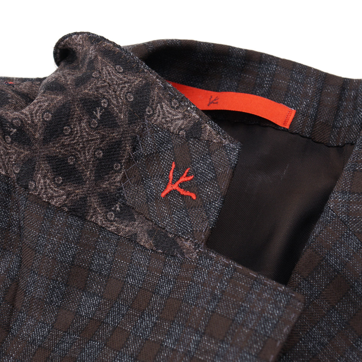 Isaia Layered Check Wool Sport Coat - Top Shelf Apparel
