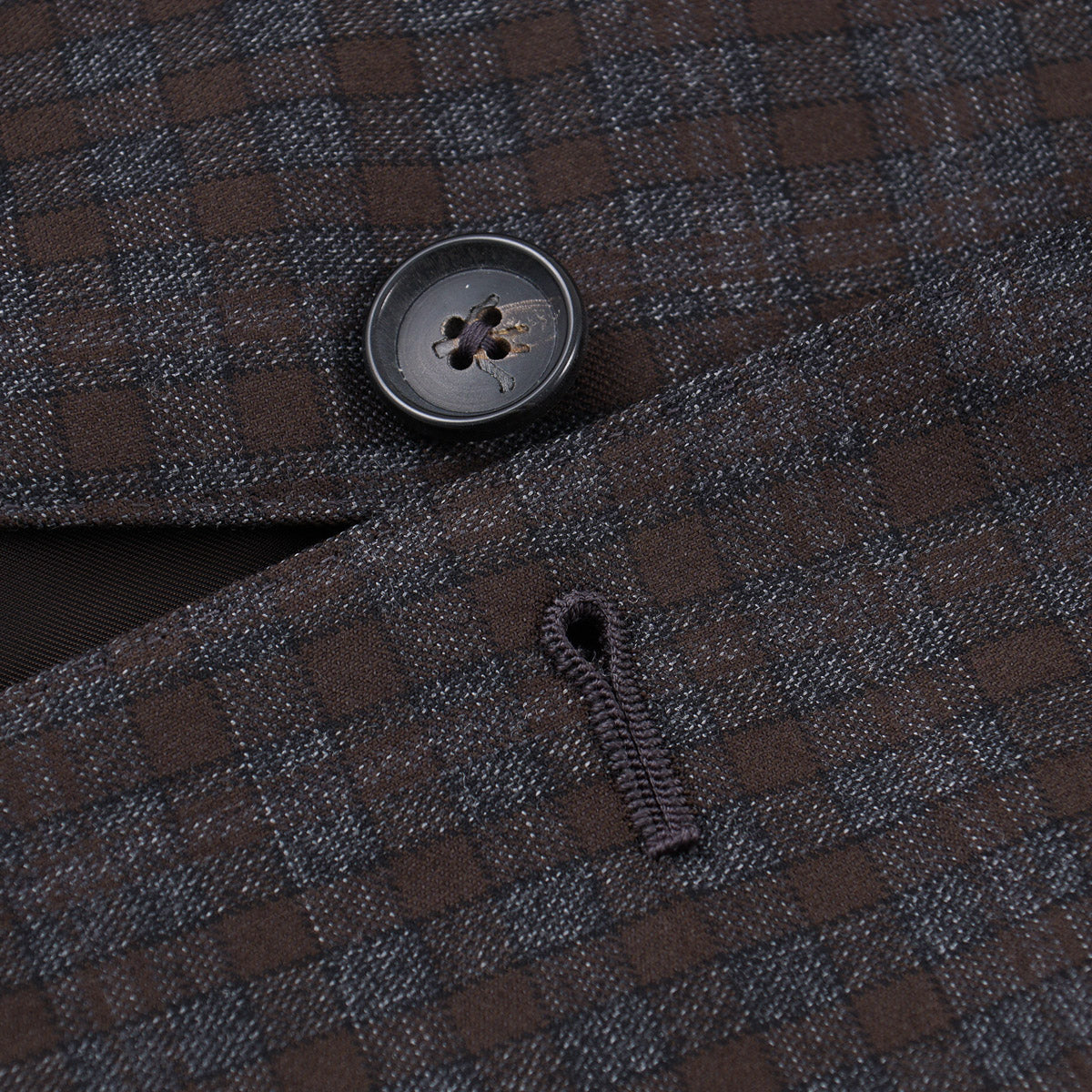 Isaia Layered Check Wool Sport Coat - Top Shelf Apparel