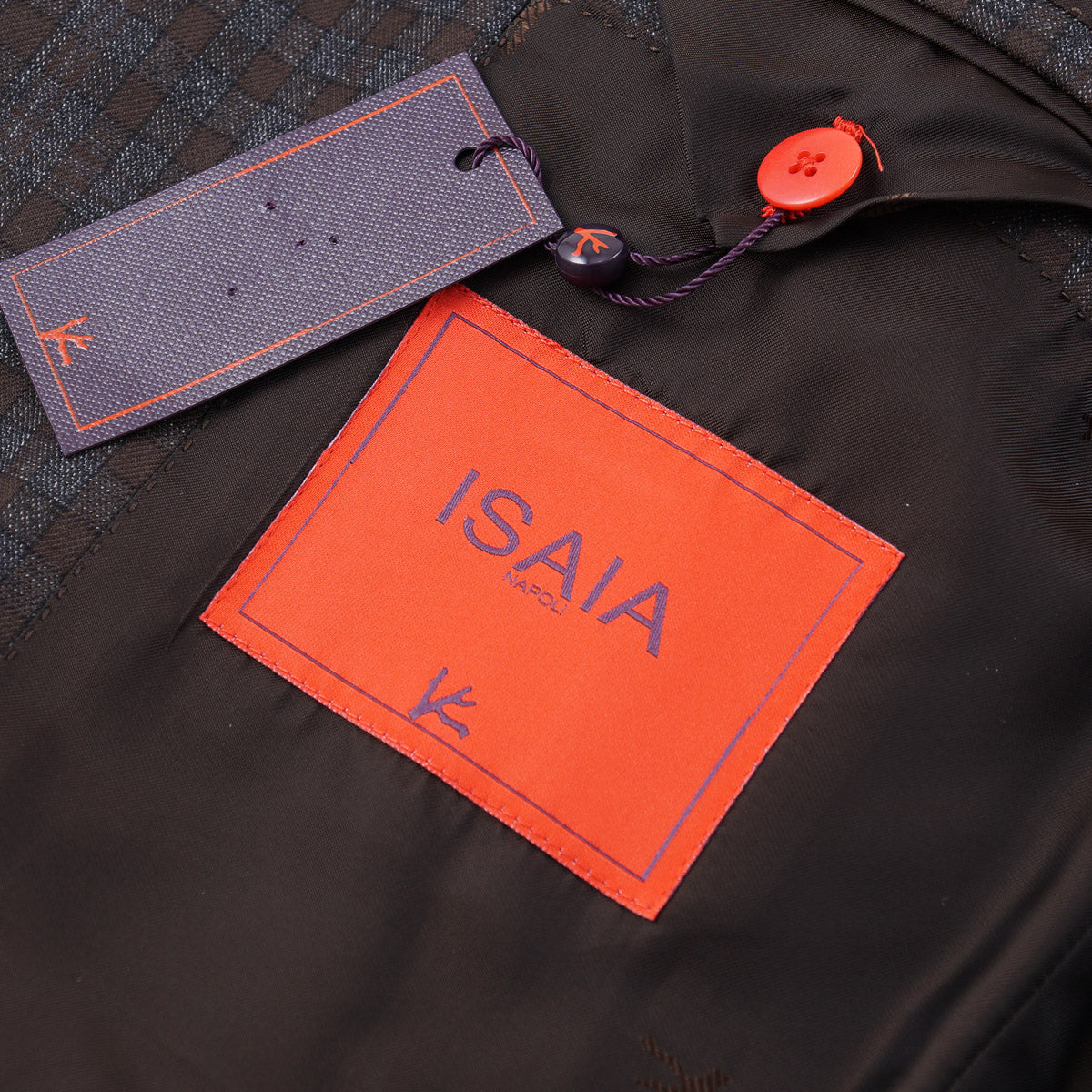 Isaia Layered Check Wool Sport Coat - Top Shelf Apparel