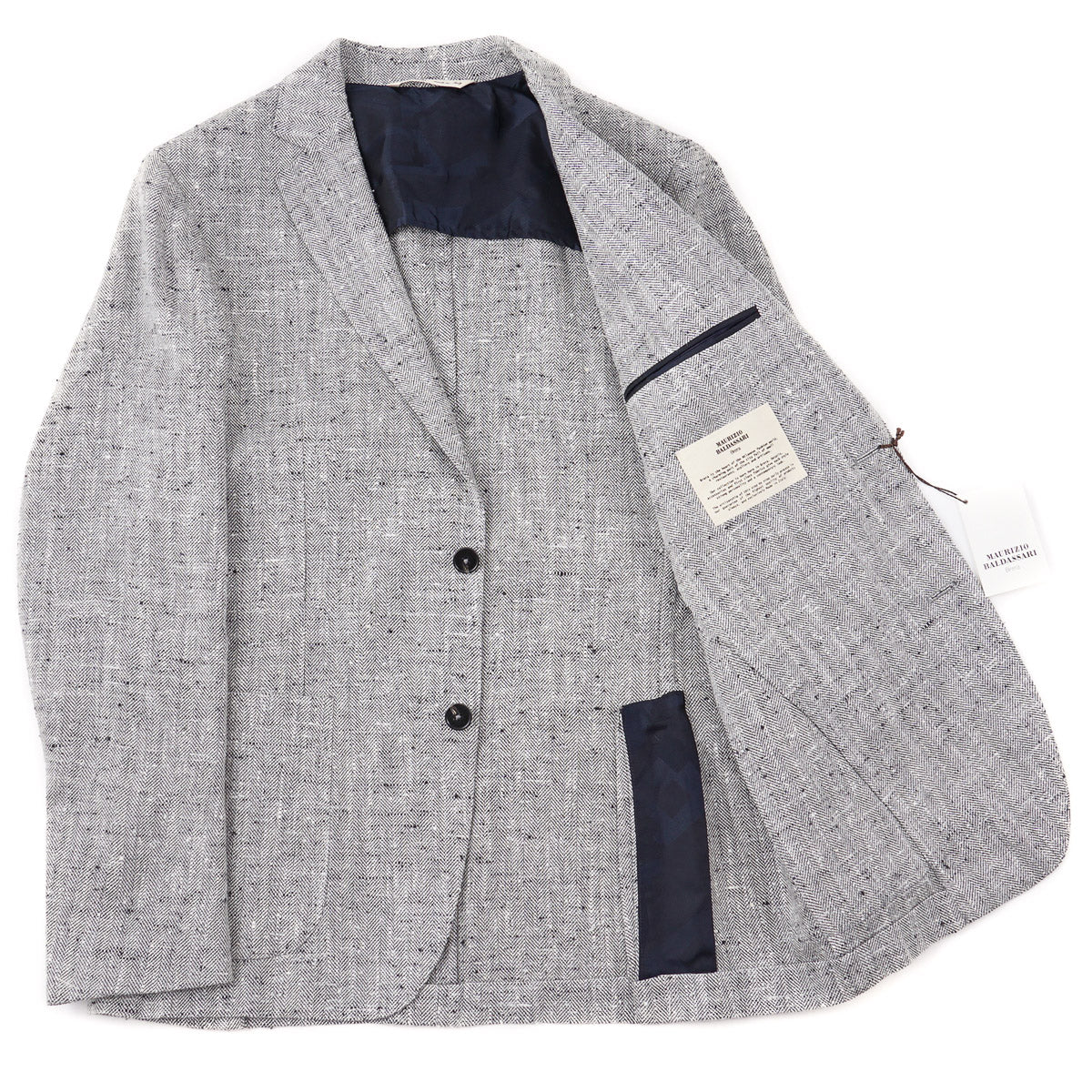 Maurizio Baldassari Silk-Linen 'Soft Jacket' - Top Shelf Apparel