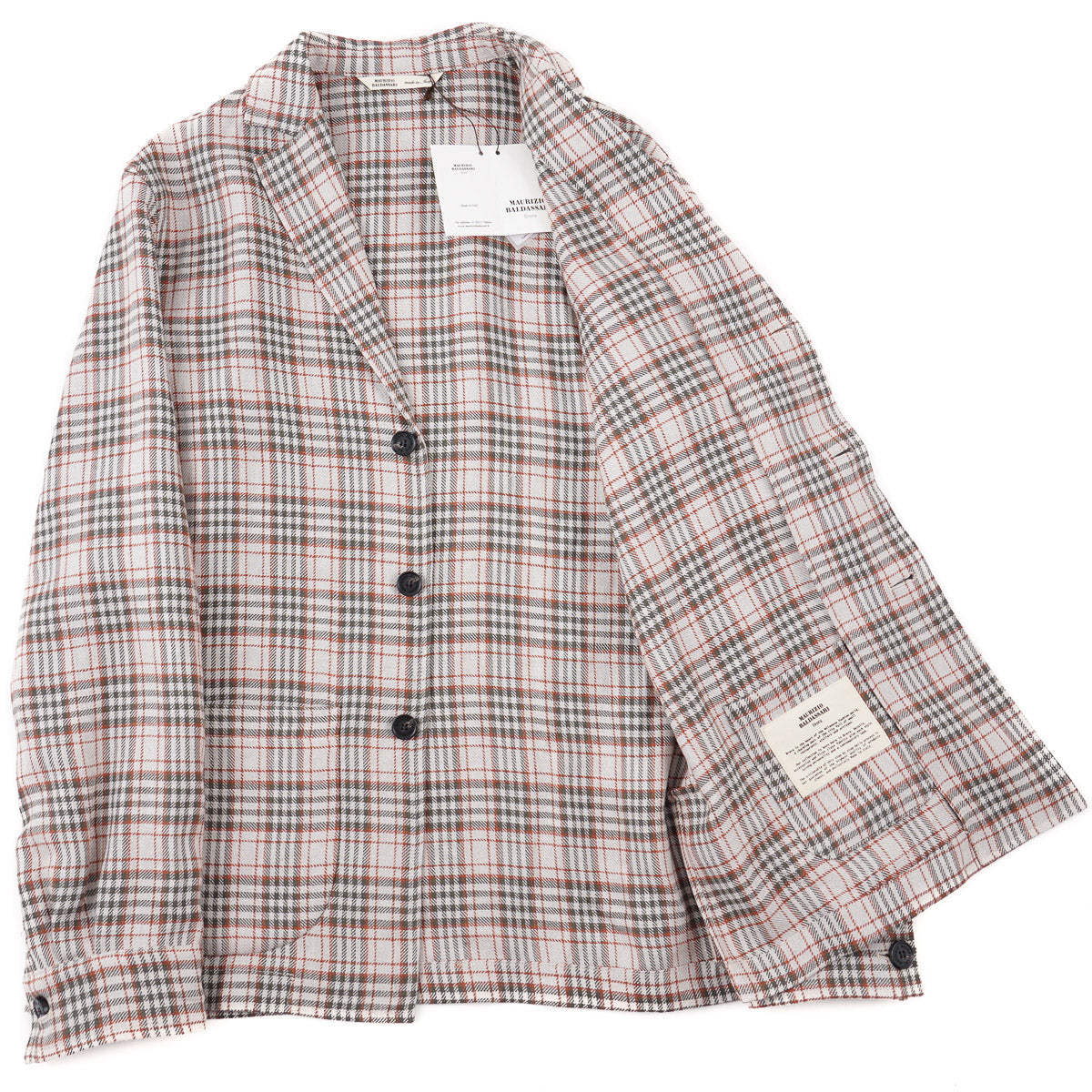 Maurizio Baldassari Pure Linen Shacket - Top Shelf Apparel