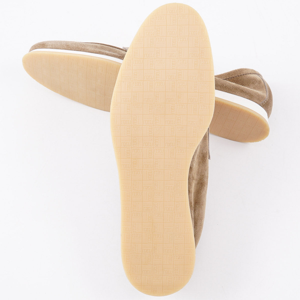 Fedeli Lightweight Unlined Suede Loafers