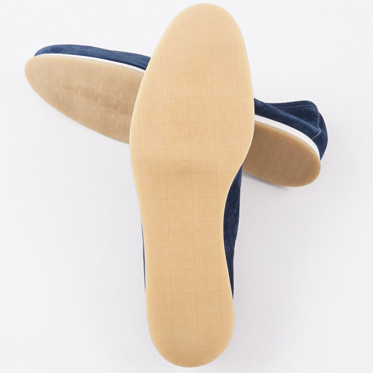 Fedeli Lightweight Unlined Suede Loafers