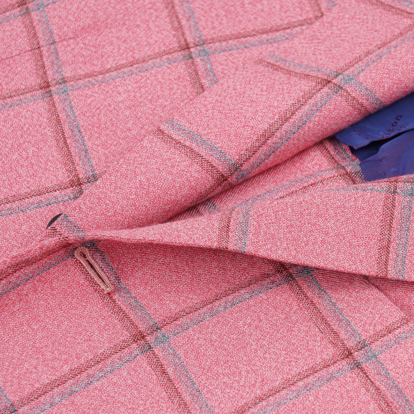 Kiton Pink Check Cashmere Sport Coat - Top Shelf Apparel