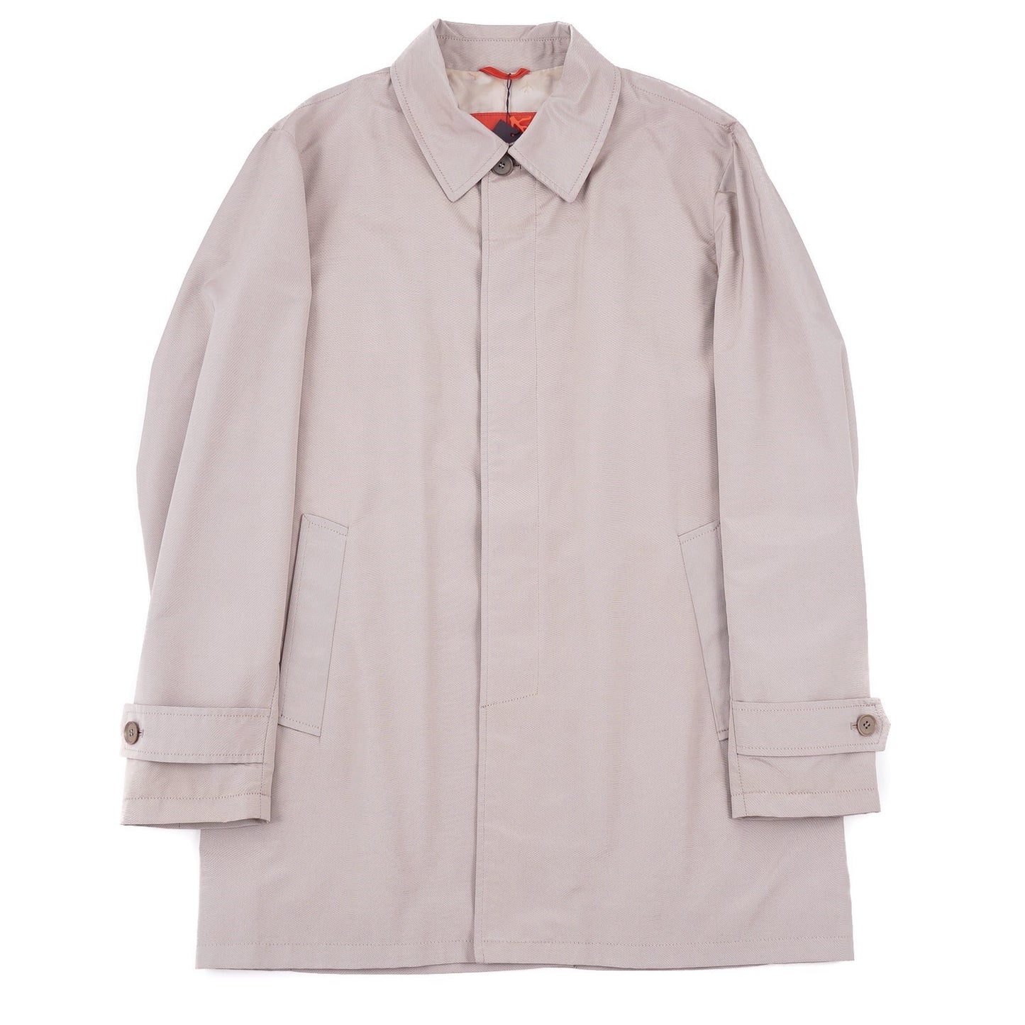Isaia Lightweight Aqua Fabric Overcoat - Top Shelf Apparel