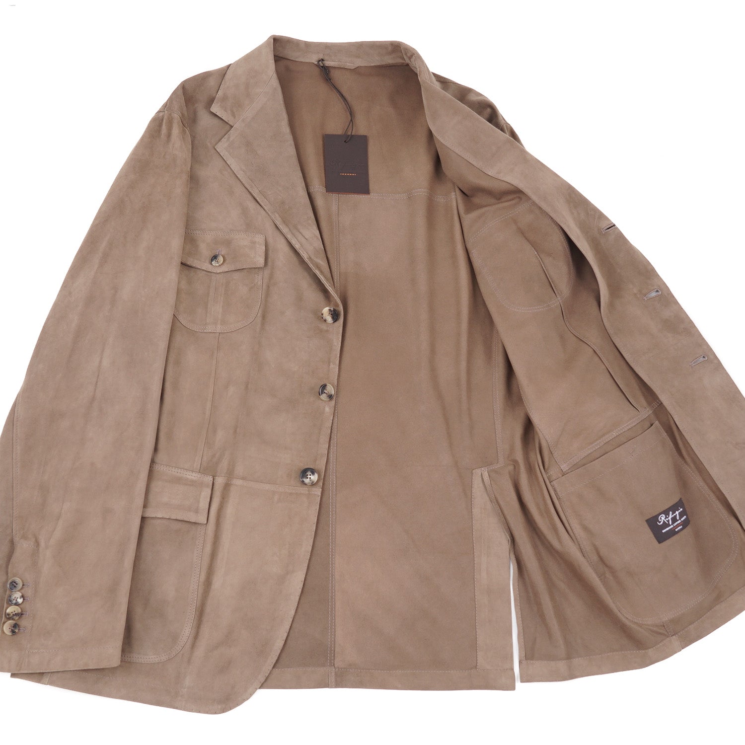 Rifugio Unlined Nappa Suede Field Blazer - Top Shelf Apparel