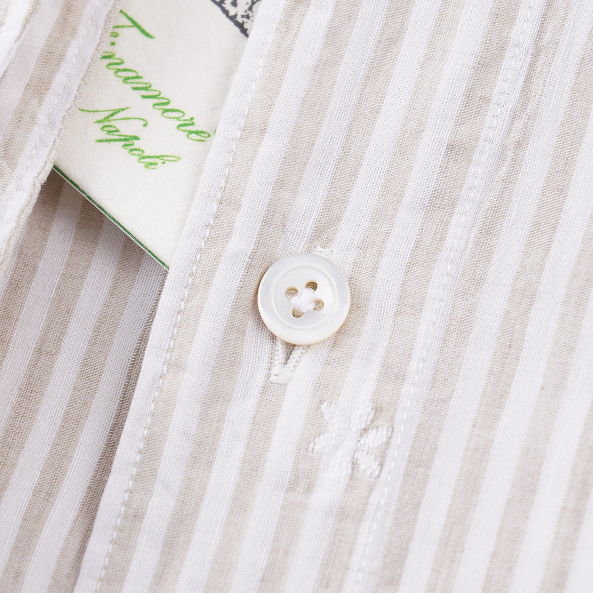 Finamore Lightweight Seersucker Dress Shirt - Top Shelf Apparel