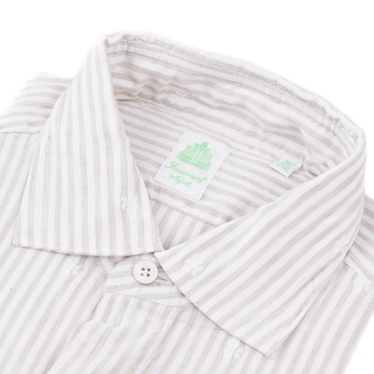 Finamore Lightweight Seersucker Dress Shirt - Top Shelf Apparel