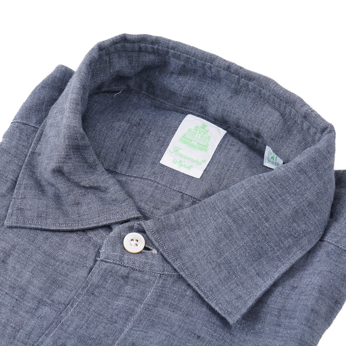 Finamore Extra-Slim Linen Dress Shirt - Top Shelf Apparel