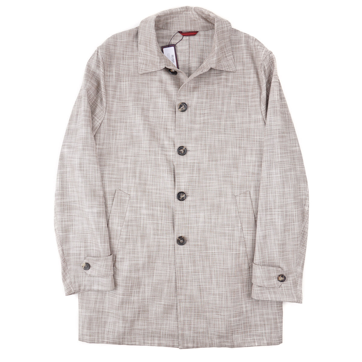 Isaia Lightweight Wool-Silk Overcoat - Top Shelf Apparel