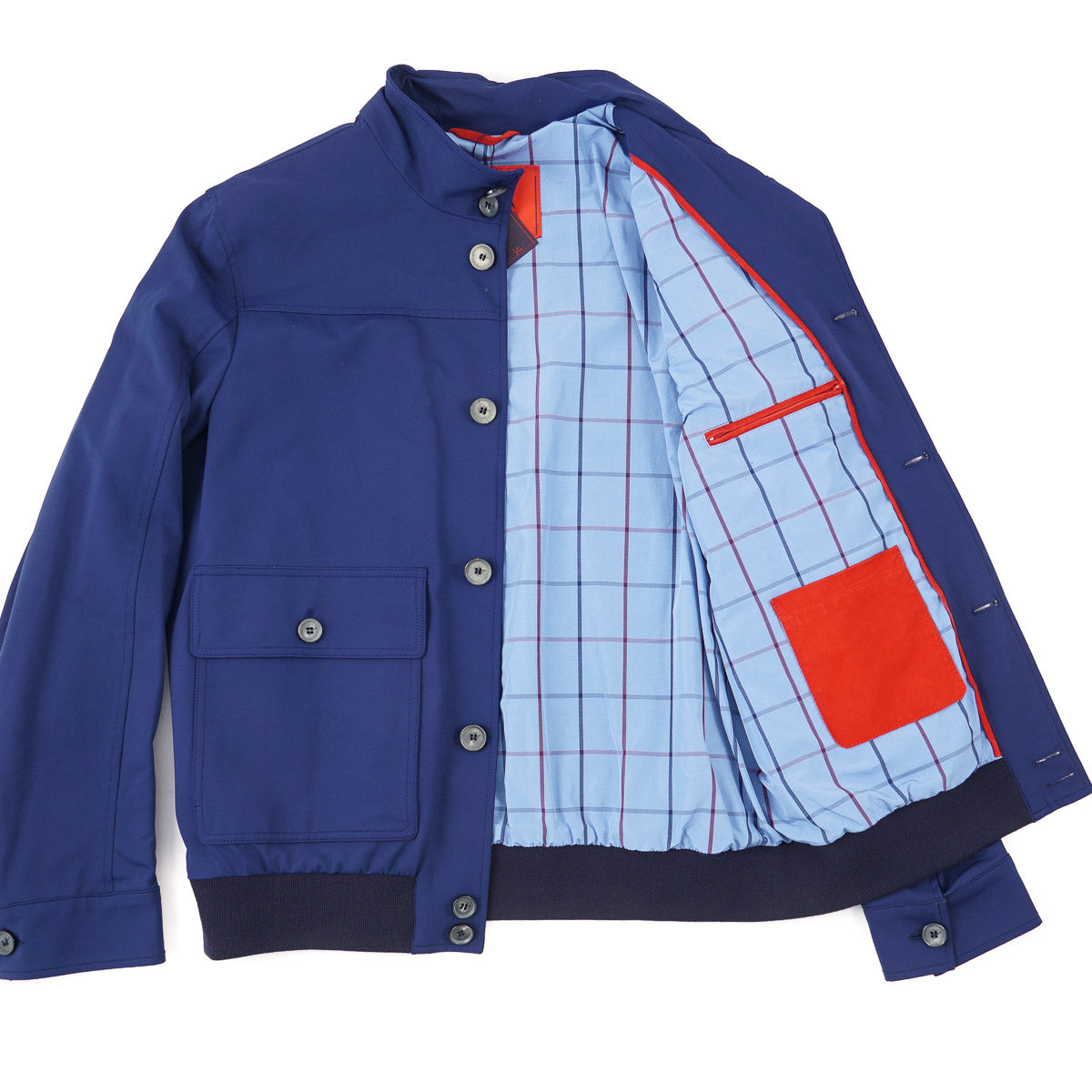 Isaia 'Techno Light Jersey' Bomber Jacket - Top Shelf Apparel