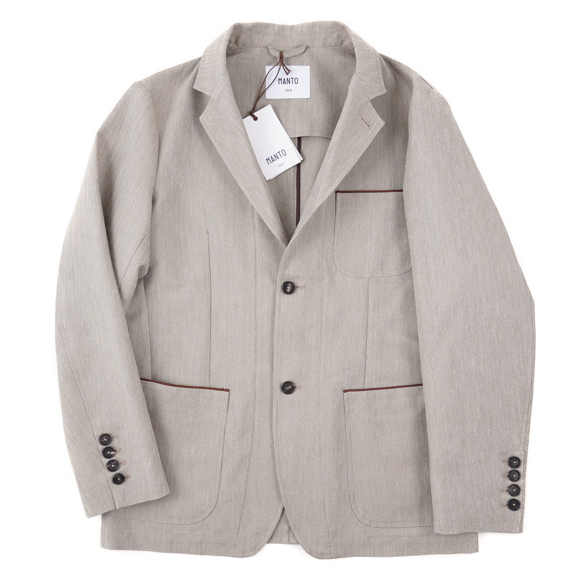 Manto Woven Linen Blazer-Jacket - Top Shelf Apparel