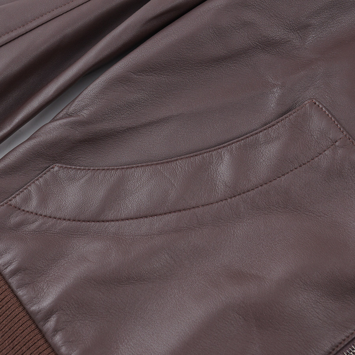 Maurizio Baldassari Hooded Leather Jacket