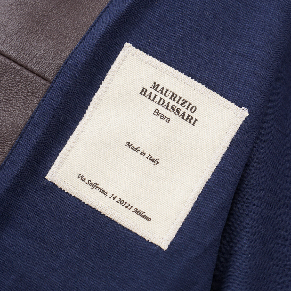 Maurizio Baldassari Hooded Leather Jacket
