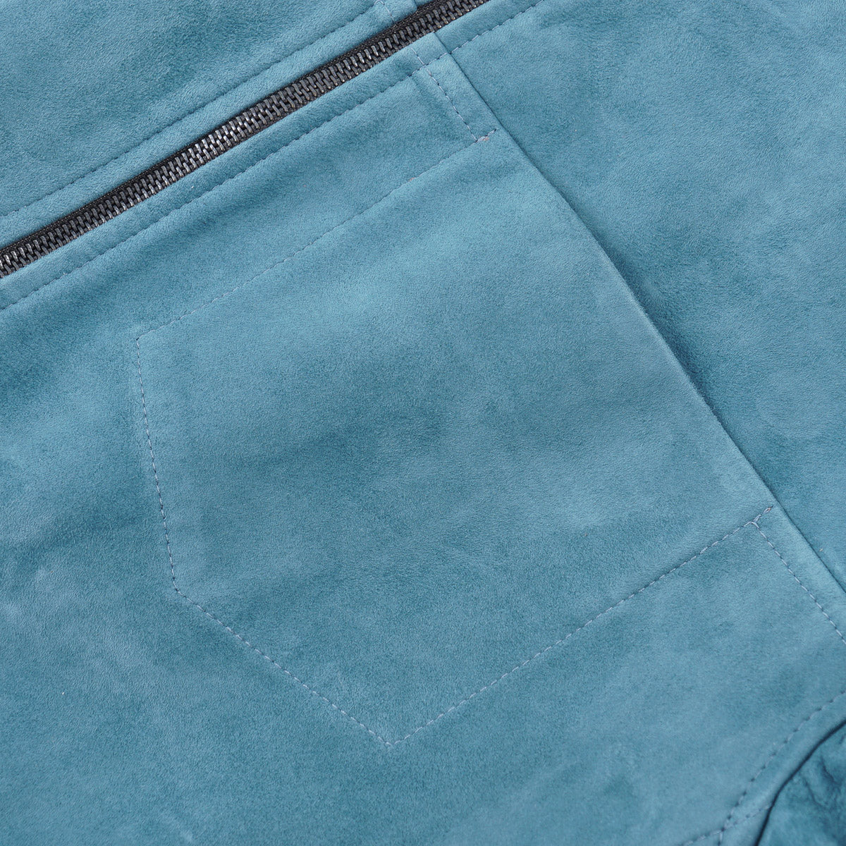 Maurizio Baldassari Lamb Suede Bomber Jacket