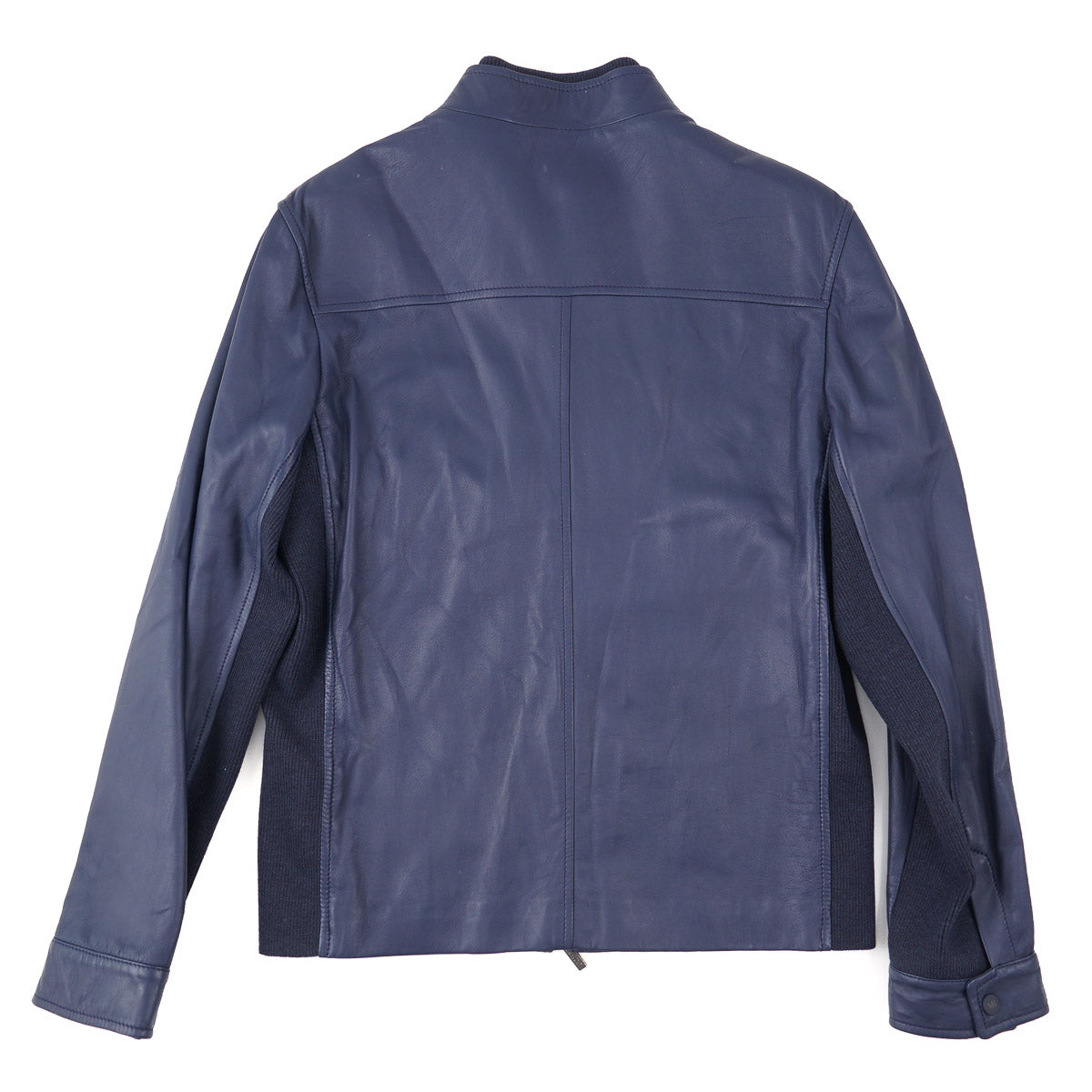 Maurizio Baldassari Nappa Leather Moto Jacket