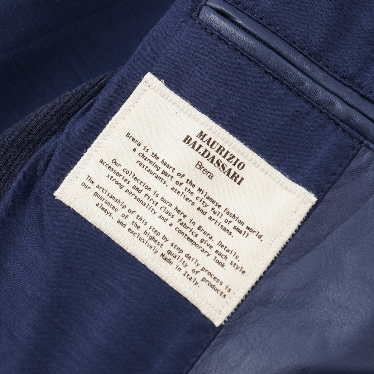 Maurizio Baldassari Nappa Leather Moto Jacket