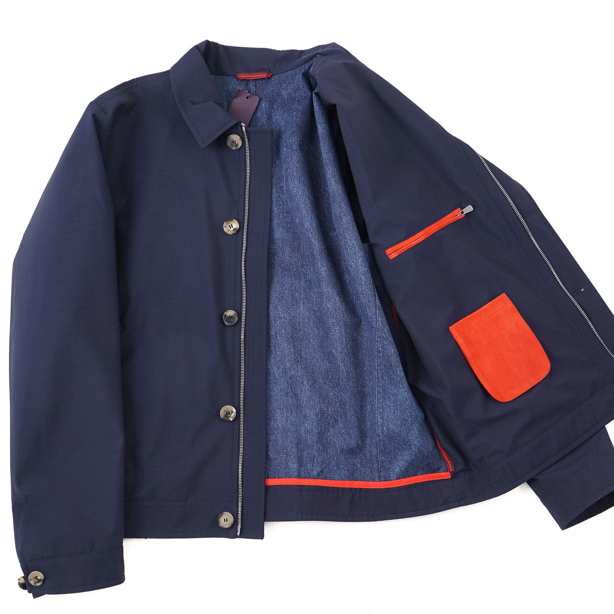 Isaia 'Techno Wool' Bomber Jacket - Top Shelf Apparel